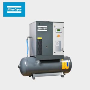 Atlascopco Top suppliers in China Atlas Copco G11 oil-injected screw air compressor 11kW with air storage tank